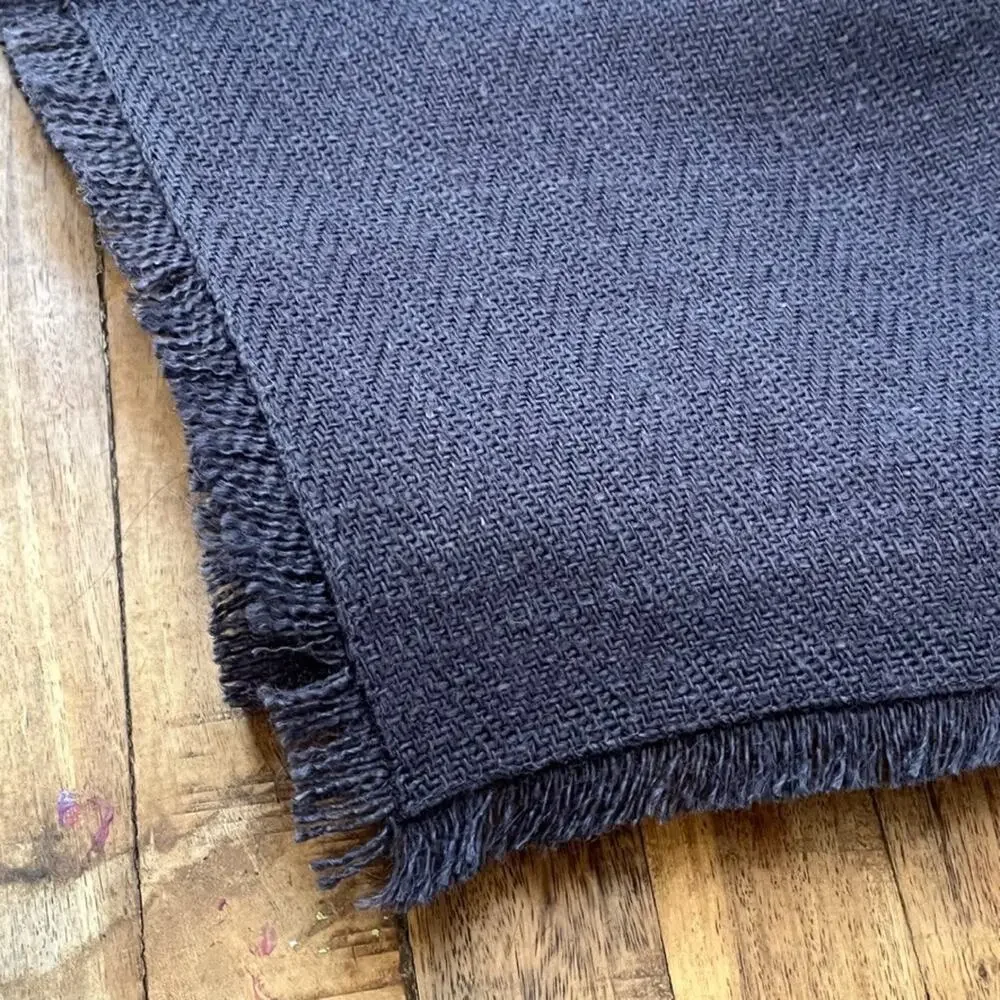 World Market 100% Jute Dark Purple Rectangular Table Runner 20x108